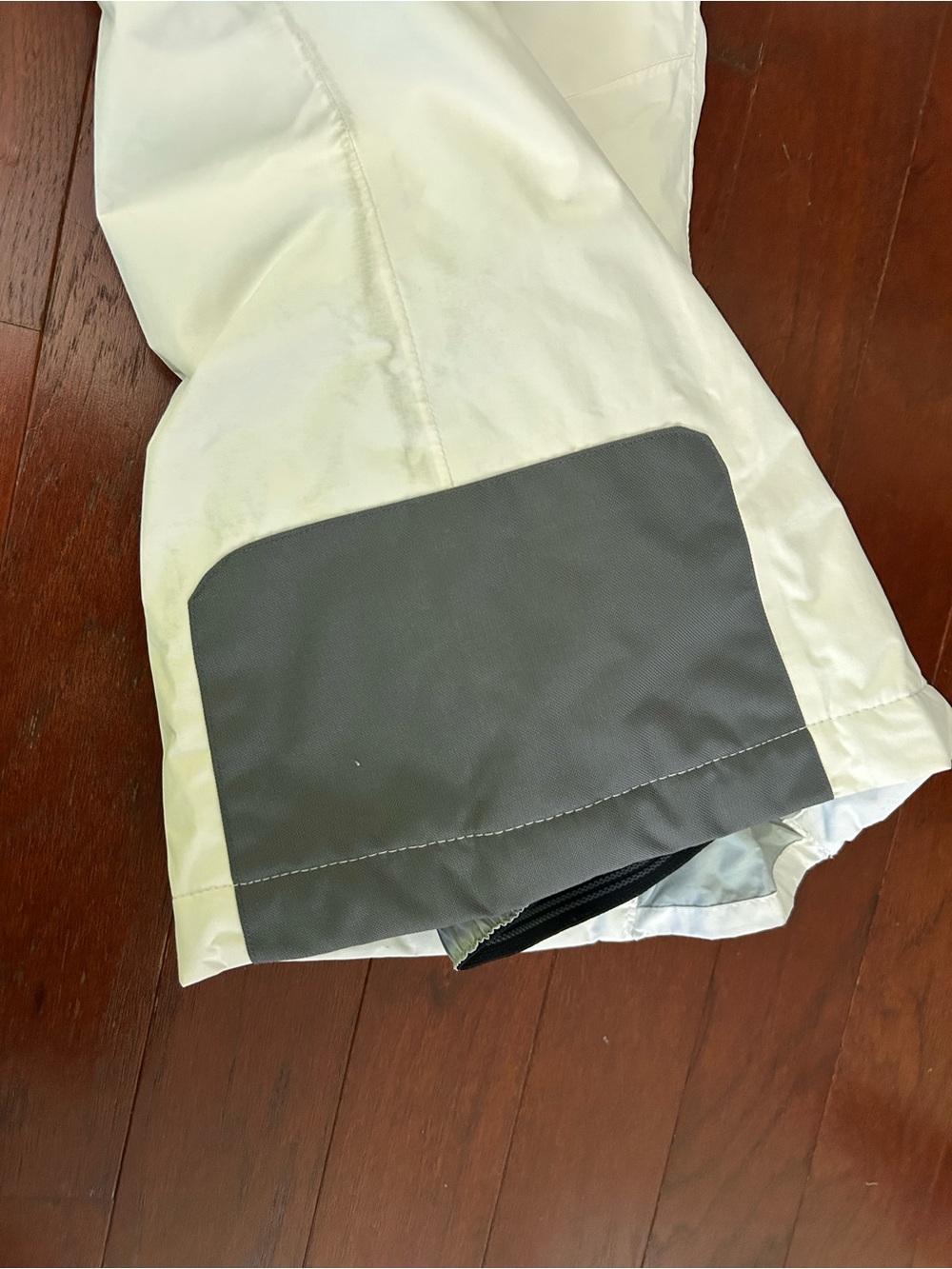 LAND'S END f(x) Primaloft waterproof insulated Snow Pants in White Womens Large - Picture 9 of 14